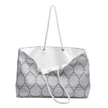 Load image into Gallery viewer, Elephant Foot Print Weekender Bag Gray