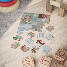 Load image into Gallery viewer, Girl in Modern Livingroom Jigsaw Puzzle, 30-Piece