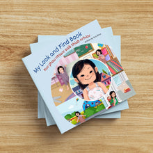 Load image into Gallery viewer, My Look and Find Book - Kuv Phau Ntawv Saib Thiab Nrhiav | Hardcover (Girl Version)