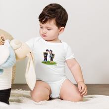 Load image into Gallery viewer, Baby Onsie with Hmong Boy and Girl in Traditional Clothing