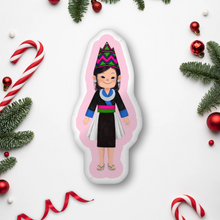 Load image into Gallery viewer, Princess Hat Girl Plushie Pillow