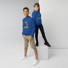 Load image into Gallery viewer, Hmong Traditional Cartoon Youth Crewneck Sweatshirt