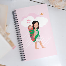 Load image into Gallery viewer, Big Sister Niam Laus Spiral Notebook