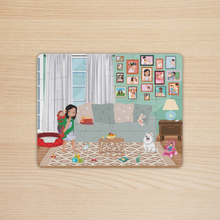 Load image into Gallery viewer, Kids Living Room Girl Puzzle 30 pieces

