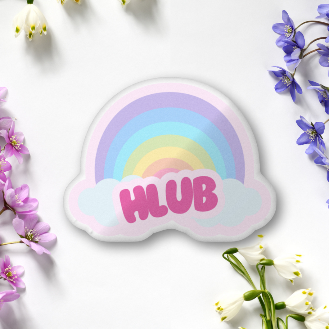 Hlub Rainbow Plushie Pillow