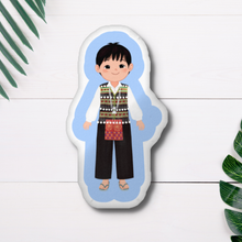 Load image into Gallery viewer, Boy Vest Plushie Pillow
