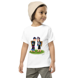 Hmong Boy and Girl in Traditional Clothing T-Shirt (Unisex)