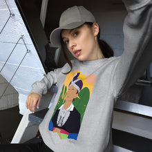 Load image into Gallery viewer, Hmong Dawb Woman Crew Neck Unisex Sweatshirt (Light Colors)
