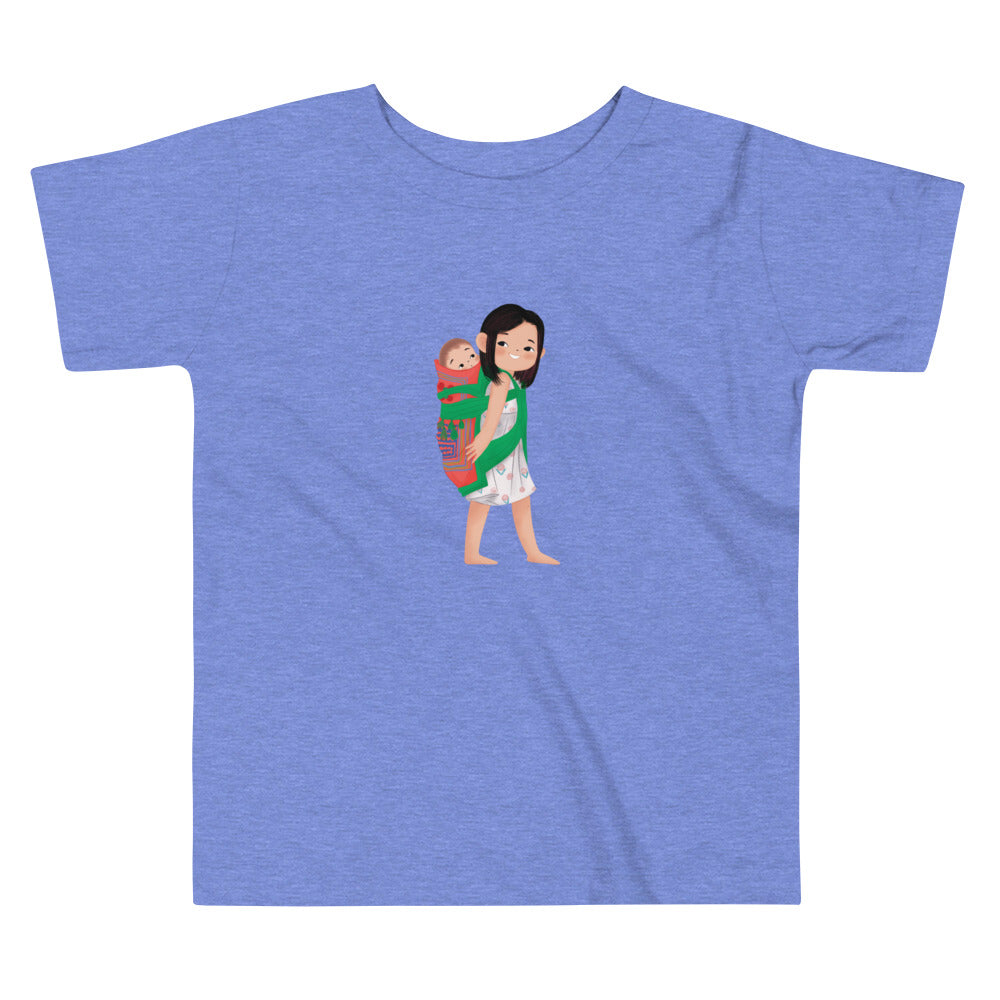 Toddler Girl with Nyias Short Sleeve Tee (Image Only)