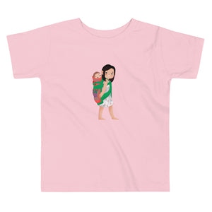Toddler Girl with Nyias Short Sleeve Tee (Image Only)