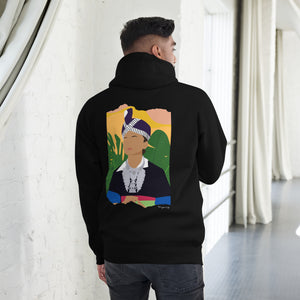 Hmoob Dawb Original Printed Adult Unisex Hoodie Black